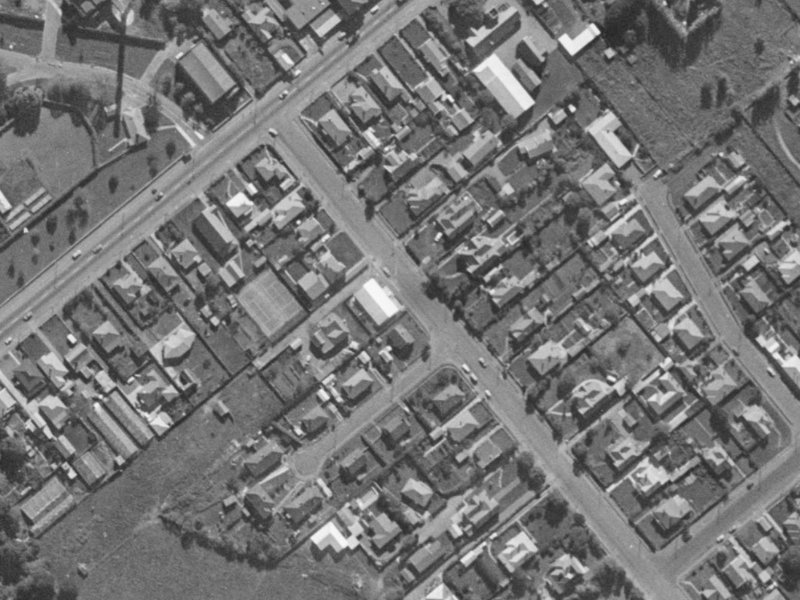 109A Domain Terrace from the air, 1970-1974