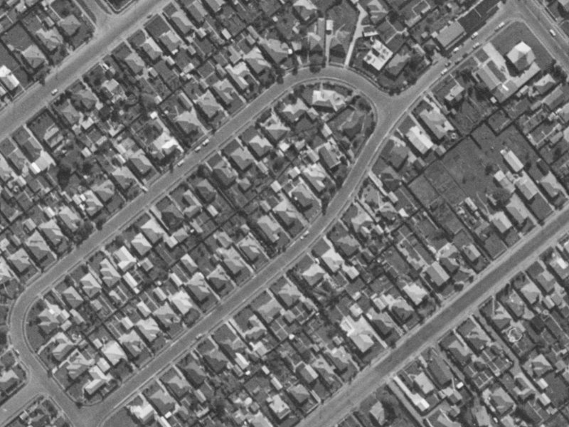 23 Bewdley Street from the air, 1970-1974