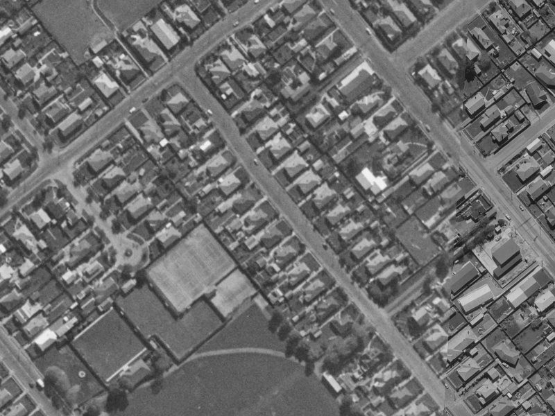 43 Sugden Street from the air, 1970-1974