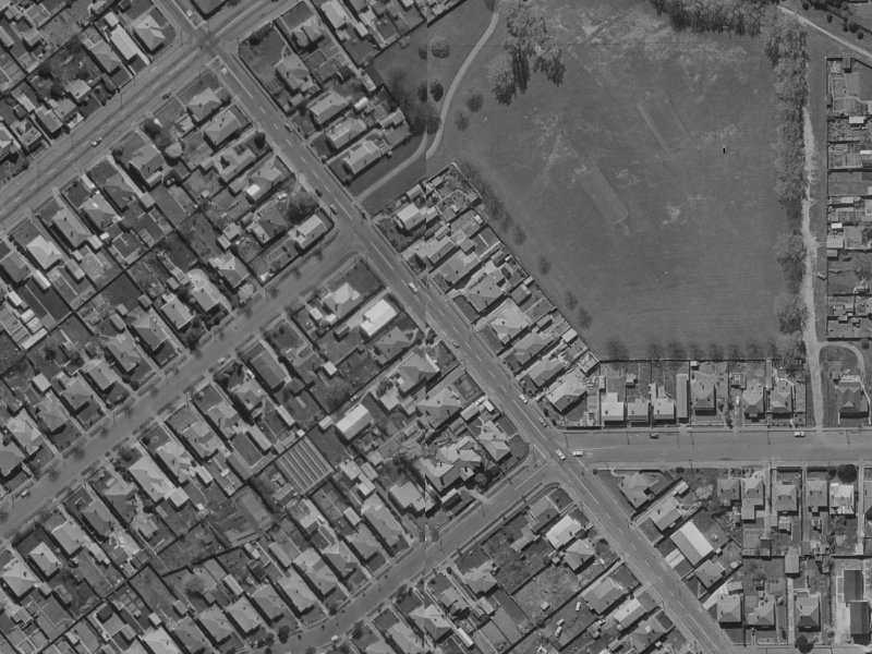 77 Strickland Street from the air, 1970-1974