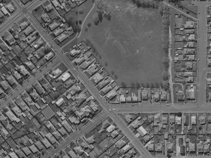 100 Strickland Street from the air, 1970-1974