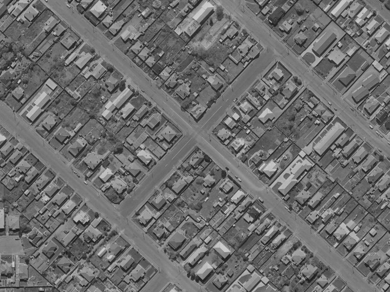 King Street from the air, 1970-1974
