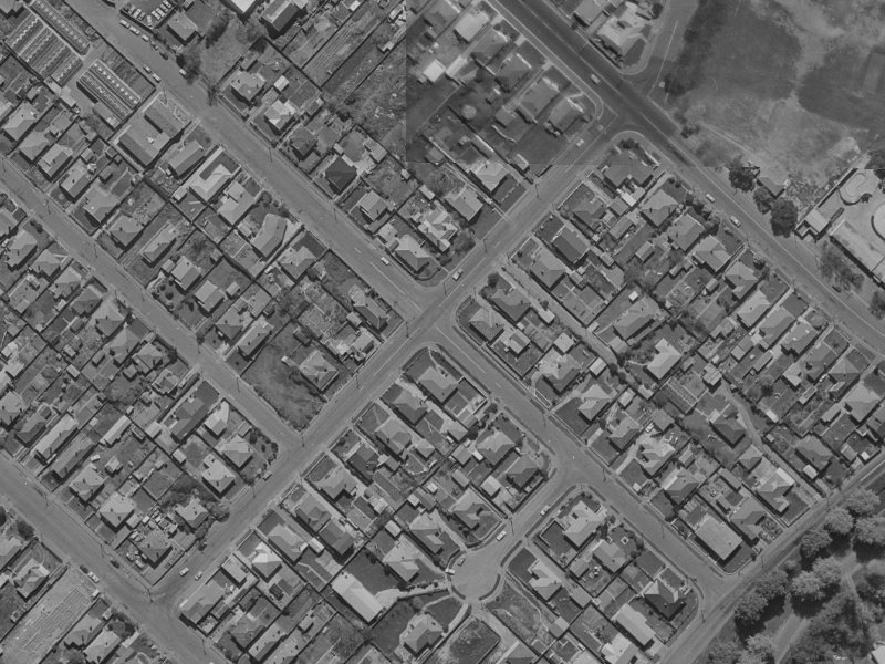 59 Hume Street from the air, 1970-1974