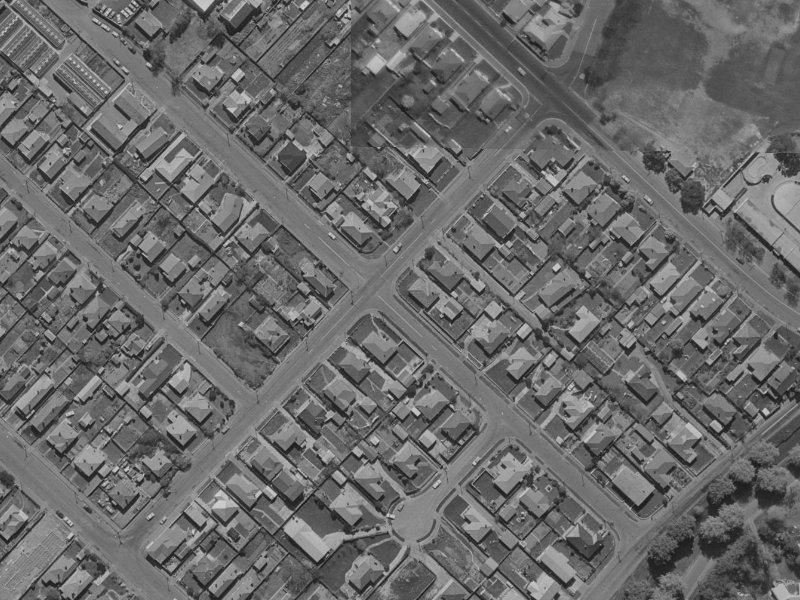 32 Rogers Street from the air, 1970-1974