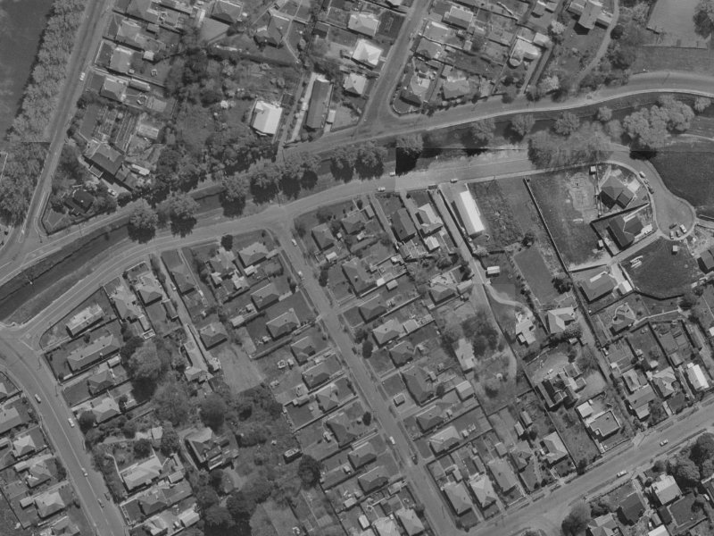 22 Wilding Street from the air, 1970-1974