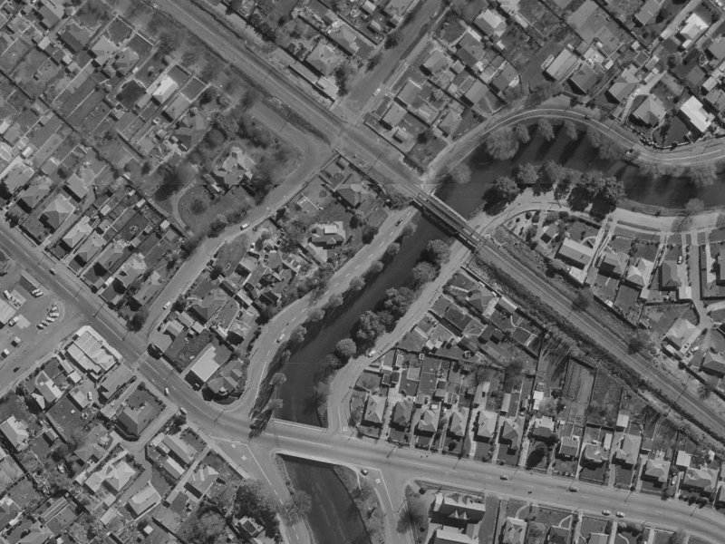 Richardson Terrace from the air, 1970-1974