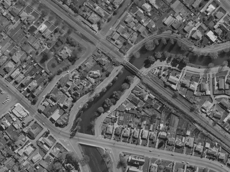 155 Clarendon Terrace from the air, 1970-1974