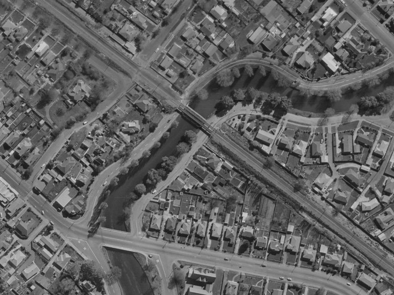 149-151 Clarendon Terrace from the air, 1970-1974