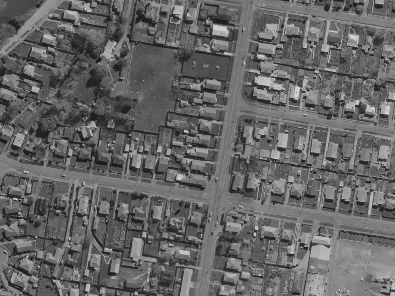 98 Radley Street from the air, 1970-1974