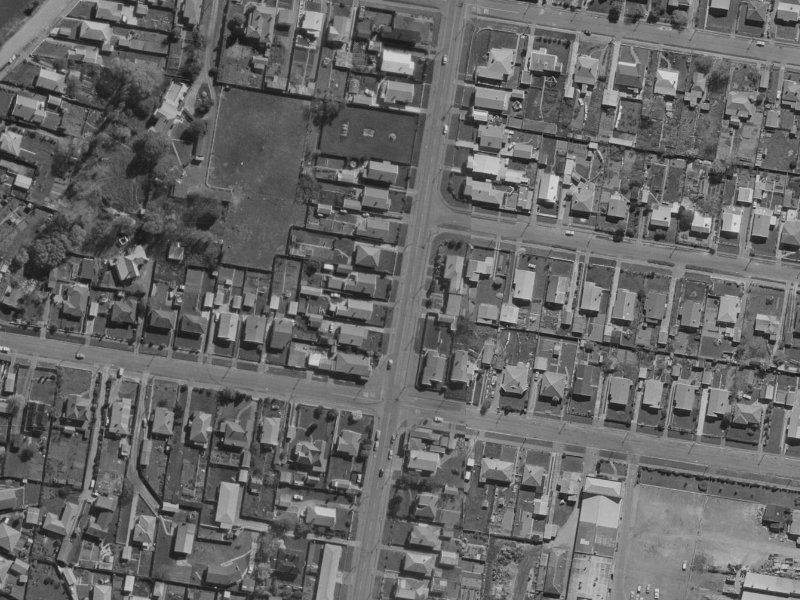 96 Radley Street from the air, 1970-1974