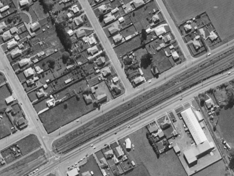 1 Kissel Street from the air, 1970-1974
