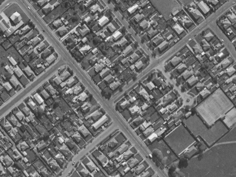 340 Barrington Street from the air, 1970-1974