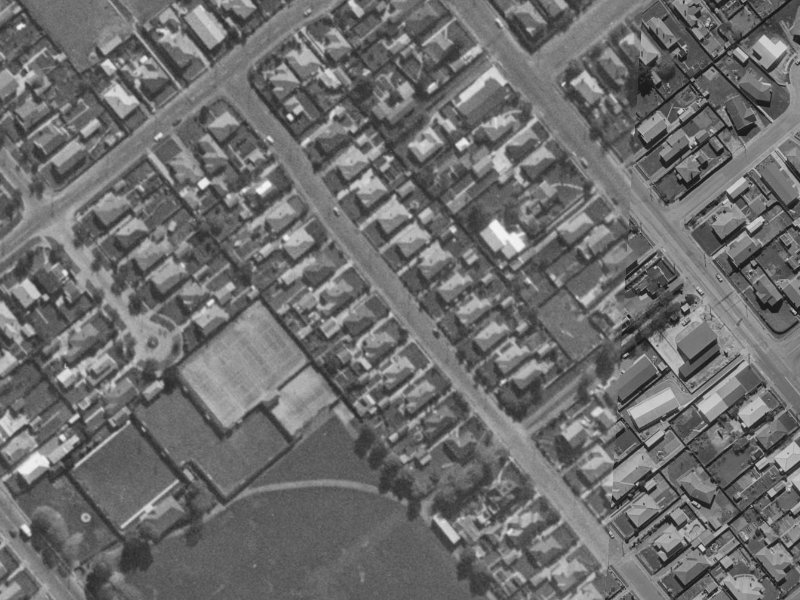 41 Sugden Street from the air, 1970-1974