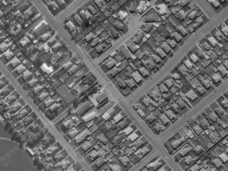 80 Simeon Street from the air, 1970-1974