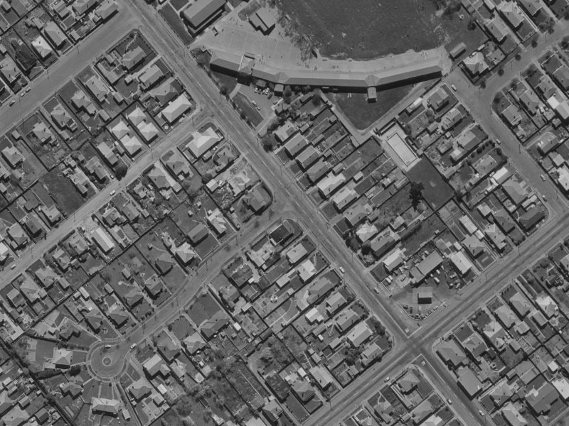 197 Selwyn Street from the air, 1970-1974