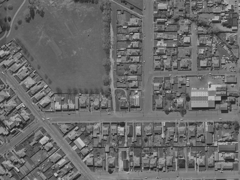 9A Forbes Street from the air, 1970-1974