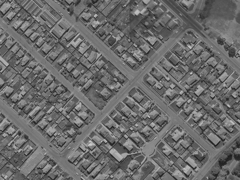 25 Rogers Street from the air, 1970-1974