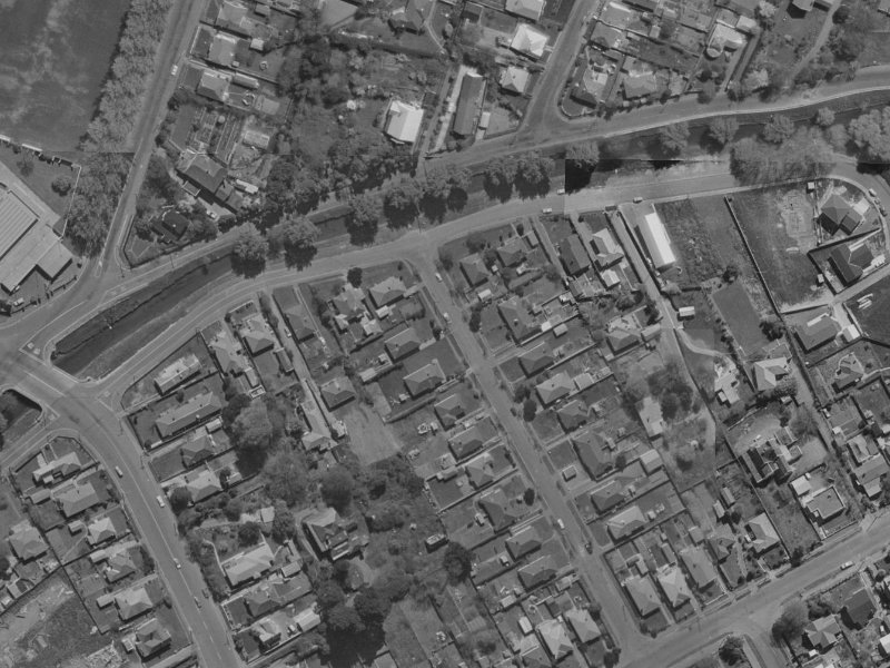 23 Wilding Street from the air, 1970-1974