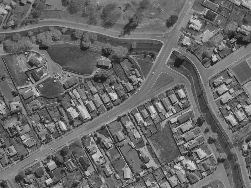 143 St Martins Road from the air, 1970-1974