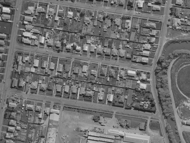 34 Chichester Street from the air, 1970-1974
