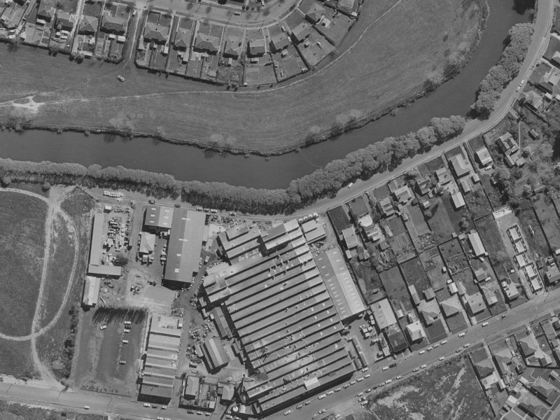 35A Connal Street from the air, 1970-1974
