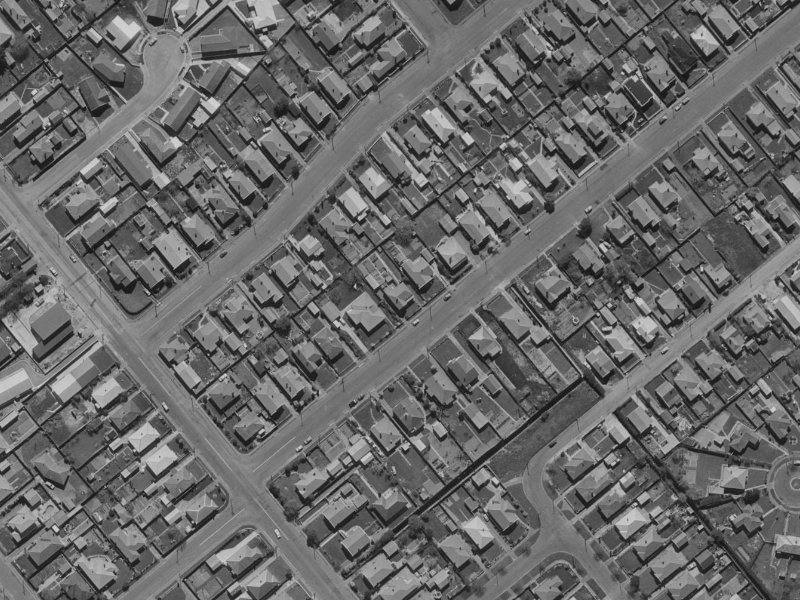 17 Rosebery Street from the air, 1970-1974