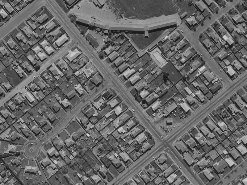 186A Selwyn Street from the air, 1970-1974