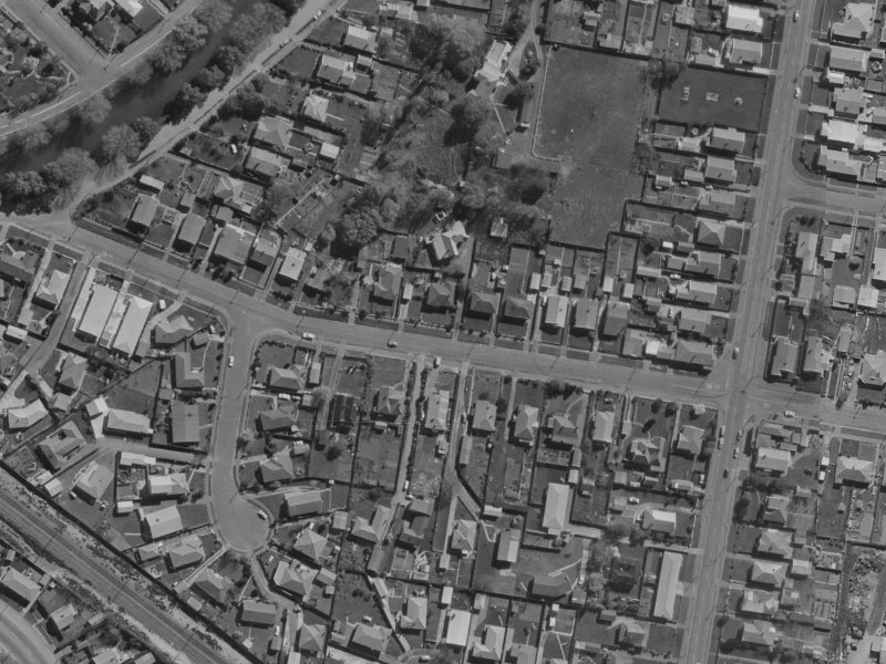 19 Marshall Street from the air, 1970-1974