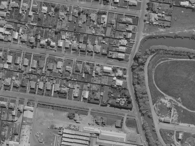 46 Chichester Street from the air, 1970-1974