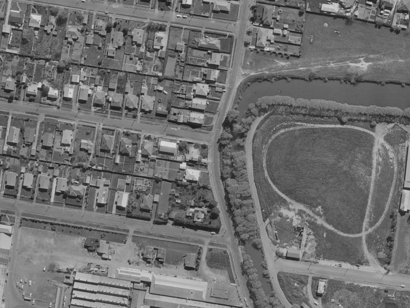 70 Cumnor Terrace from the air, 1970-1974