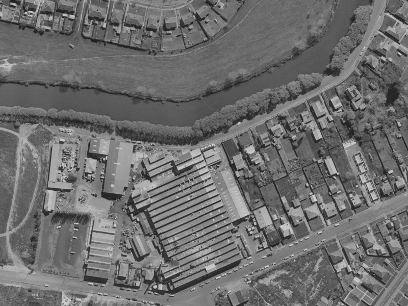 Connal Street from the air, 1970-1974