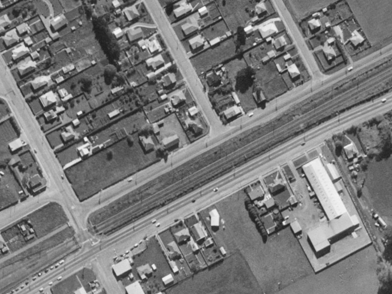 628A Waterloo Road from the air, 1970-1974