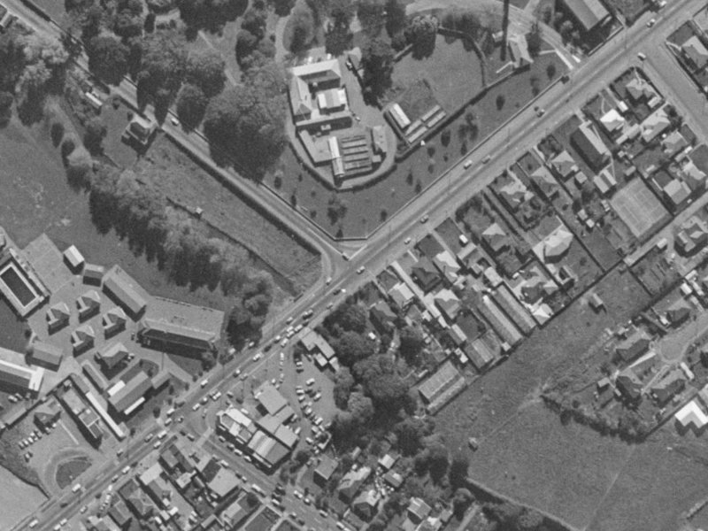 14A Lincoln Road from the air, 1970-1974