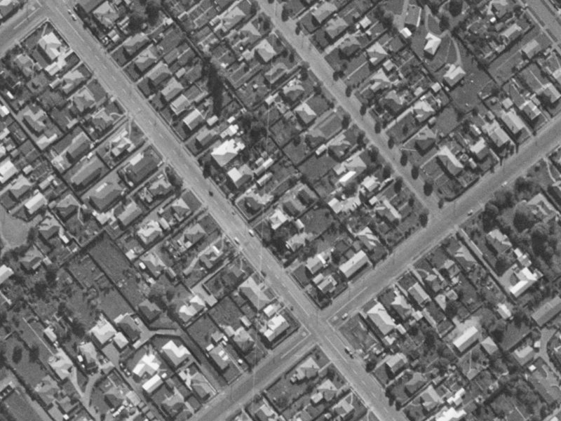292 Lyttelton Street from the air, 1970-1974