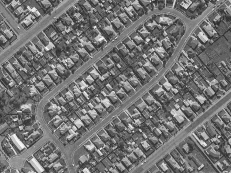 15 Bewdley Street from the air, 1970-1974