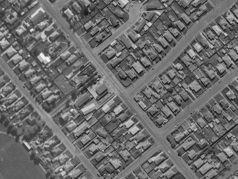 71 Simeon Street from the air, 1970-1974