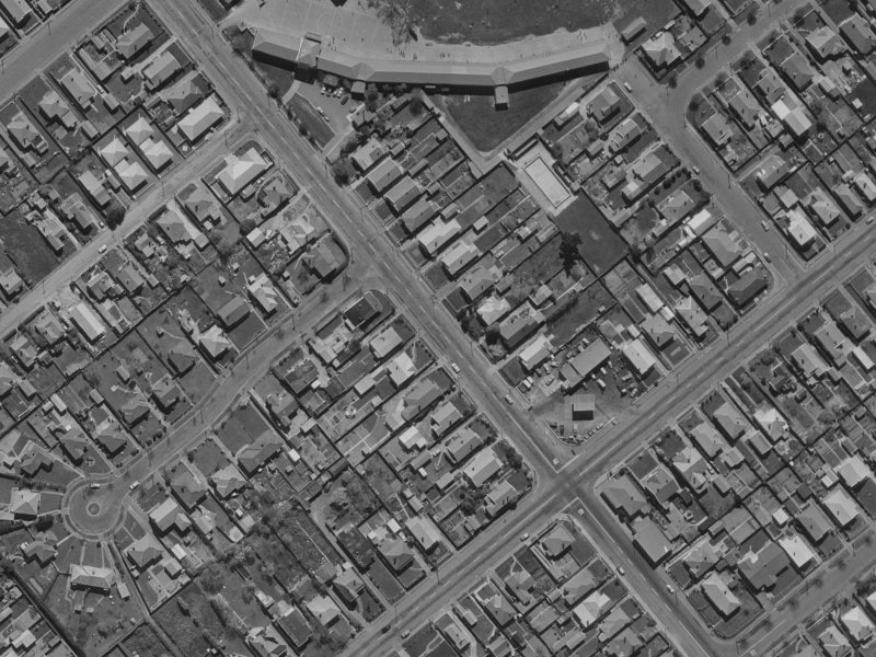 180 Selwyn Street from the air, 1970-1974