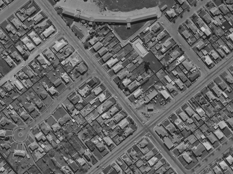 184 Selwyn Street from the air, 1970-1974