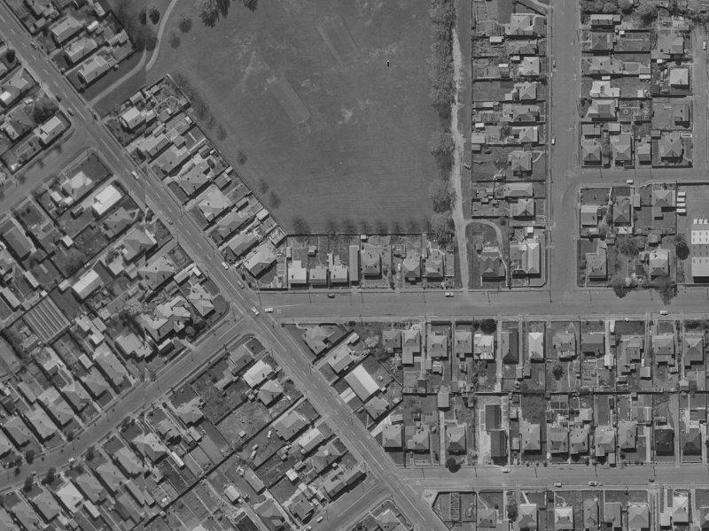 11 Devon Street from the air, 1970-1974
