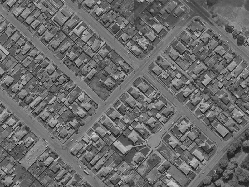 24 Rogers Street from the air, 1970-1974