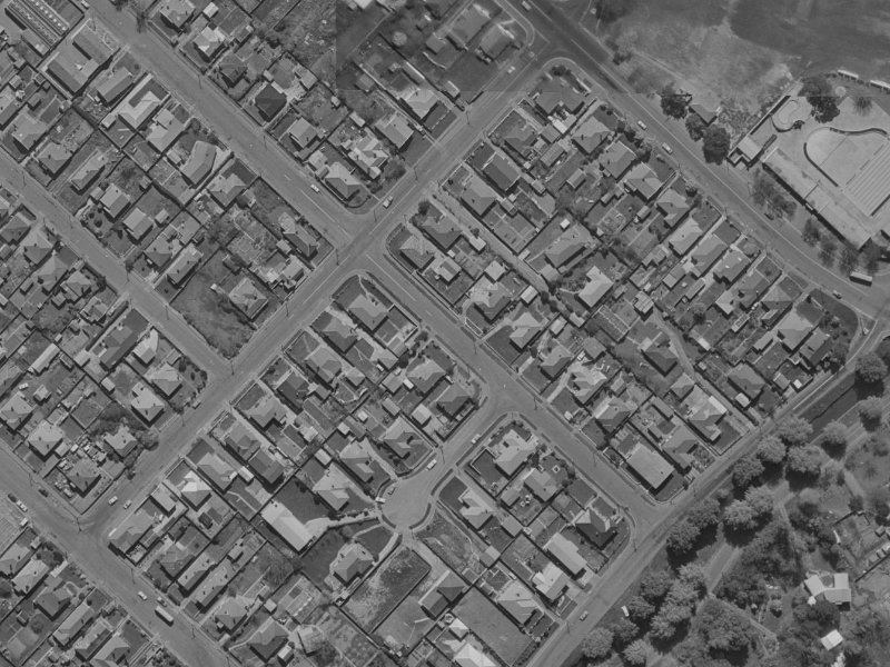 72 Hume Street from the air, 1970-1974