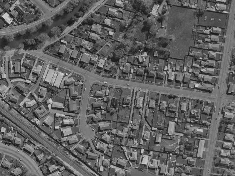 22 Marshall Street from the air, 1970-1974