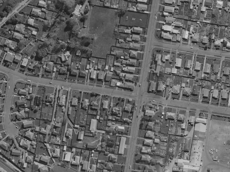 53 Marshall Street from the air, 1970-1974