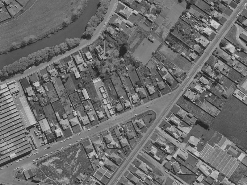 12 Lane Street from the air, 1970-1974