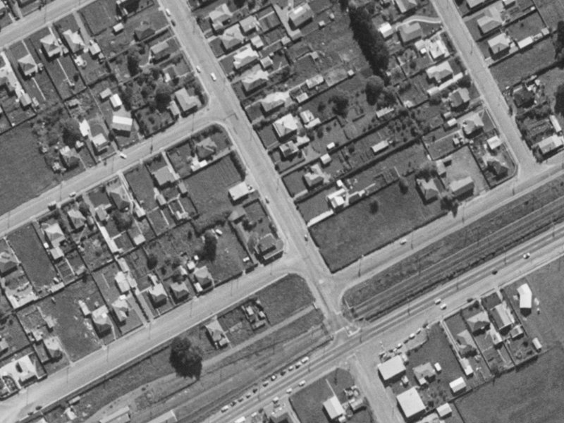 8 Kirk Road from the air, 1970-1974