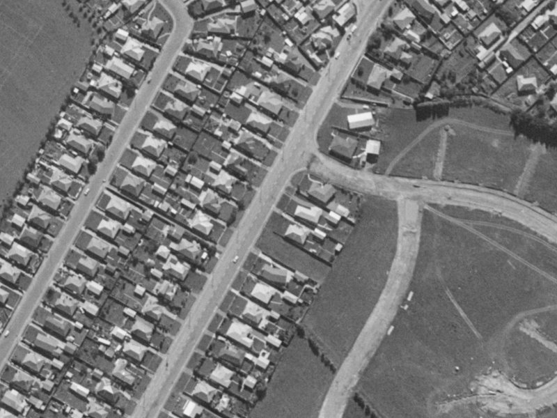 153 Springs Road from the air, 1970-1974