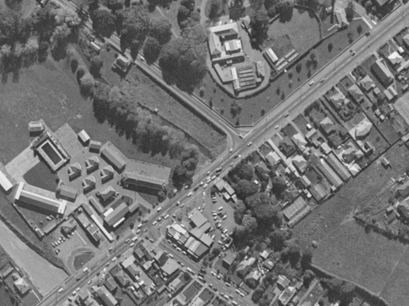 3 Halswell Road from the air, 1970-1974
