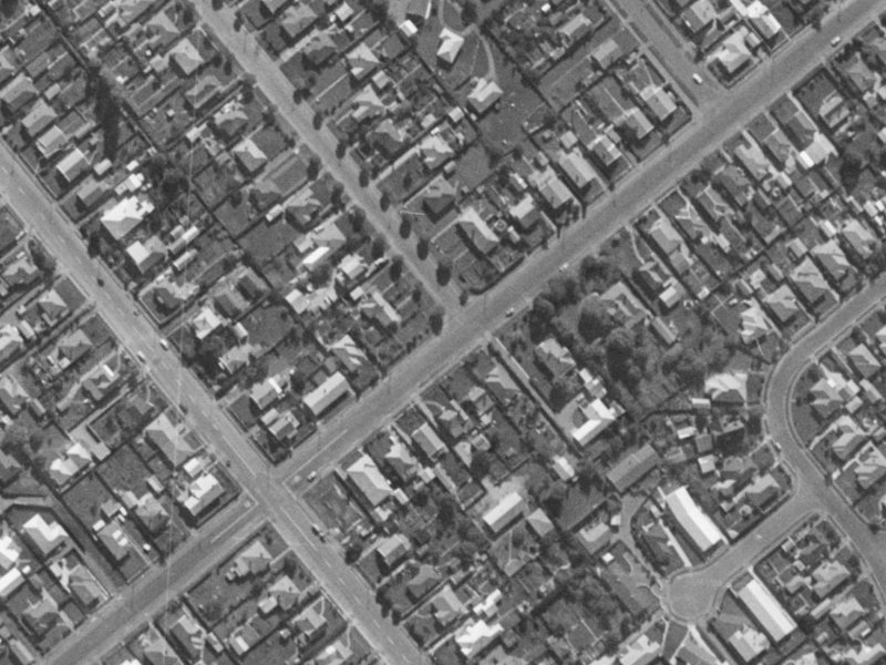 3 Hinemoa Street from the air, 1970-1974