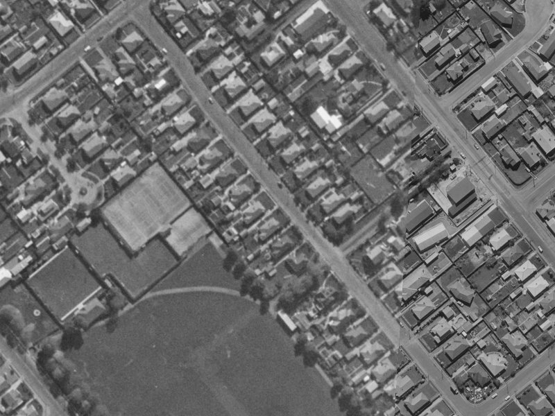 35 Sugden Street from the air, 1970-1974