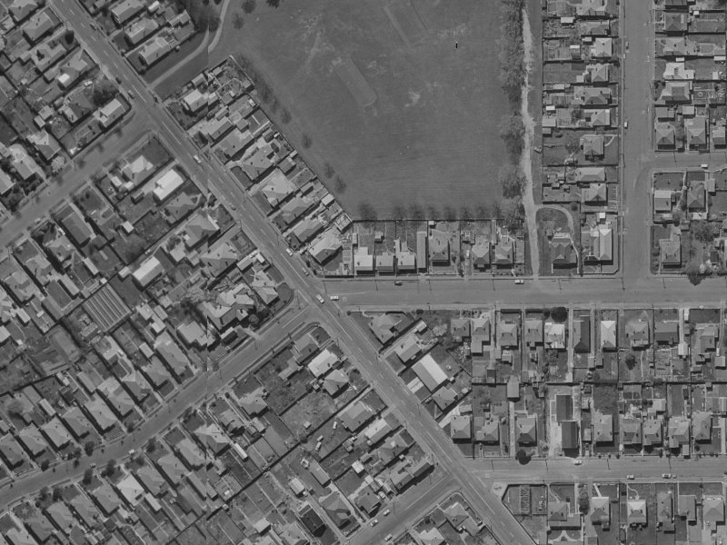5 Devon Street from the air, 1970-1974